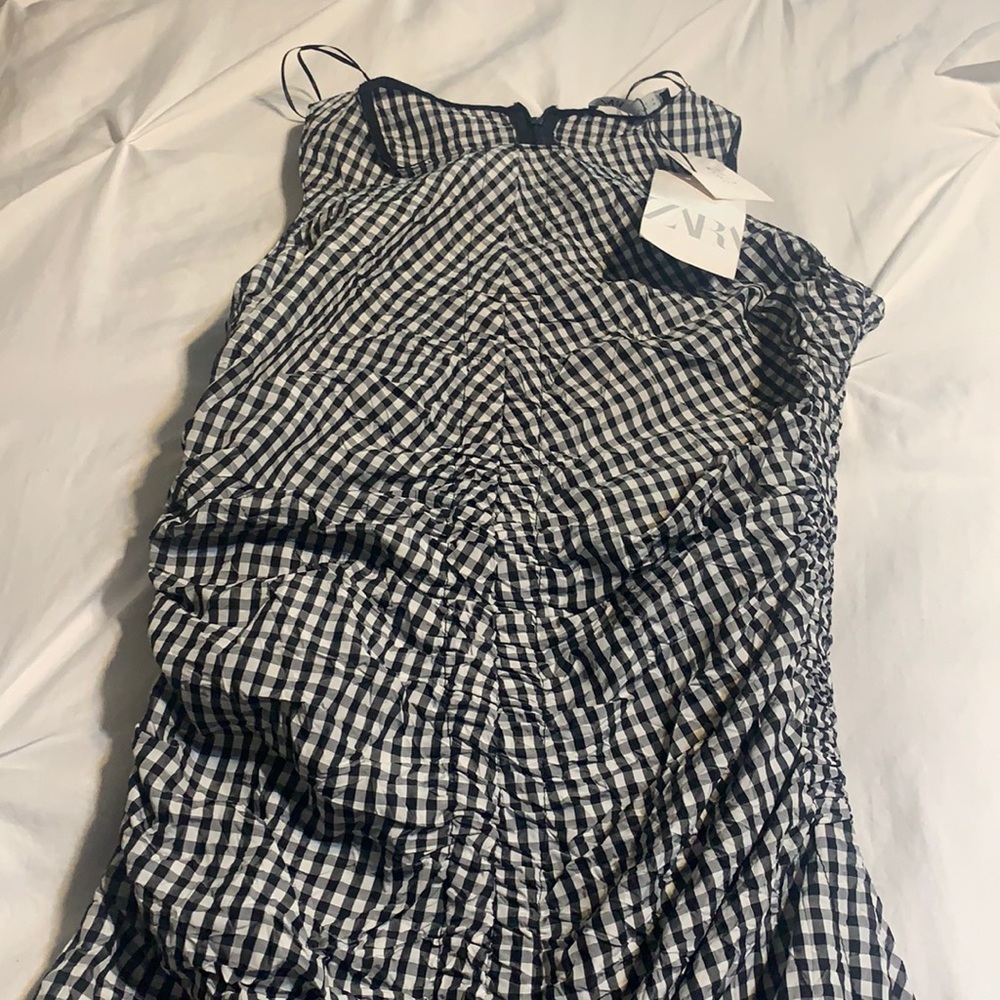 Zara Gingham dress